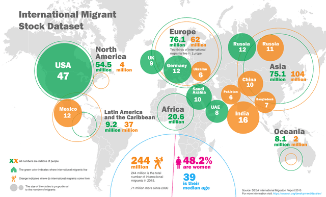 International Migration Infographic